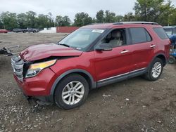 Salvage cars for sale at Baltimore, MD auction: 2013 Ford Explorer XLT