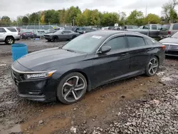 Salvage cars for sale at Chalfont, PA auction: 2018 Honda Accord Sport