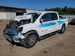 Salvage trucks for sale at Grenada, MS auction: 2015 Nissan Titan S