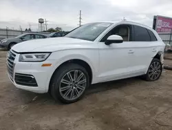 Salvage cars for sale at Chicago Heights, IL auction: 2018 Audi Q5 Prestige