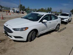 Salvage cars for sale at Pekin, IL auction: 2017 Ford Fusion SE Hybrid