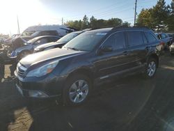 Salvage cars for sale at Denver, CO auction: 2012 Subaru Outback 3.6R Limited