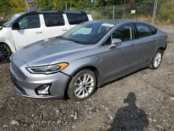 Ford salvage cars for sale: 2020 Ford Fusion Titanium