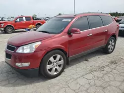 Salvage cars for sale at Indianapolis, IN auction: 2012 Chevrolet Traverse LT