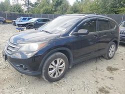 Salvage cars for sale at Waldorf, MD auction: 2012 Honda CR-V EXL