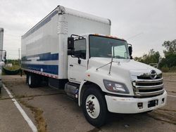 Salvage trucks for sale at Woodhaven, MI auction: 2016 Hino Hino 338