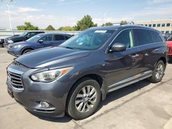 Salvage cars for sale at Littleton, CO auction: 2014 Infiniti QX60