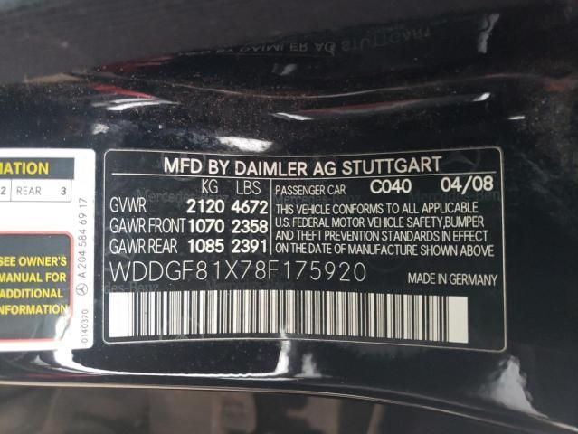 2008 Mercedes-Benz C 300 4matic