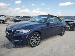 Salvage cars for sale at Houston, TX auction: 2017 BMW 230XI