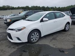 Salvage cars for sale from Copart Exeter, RI: 2016 Toyota Corolla L