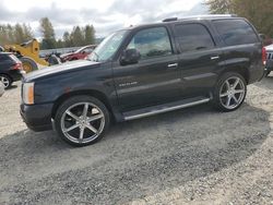 Salvage cars for sale at Arlington, WA auction: 2002 Cadillac Escalade Luxury