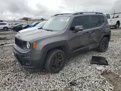 Jeep salvage cars for sale: 2017 Jeep Renegade Latitude