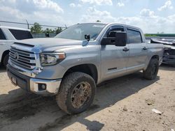 Salvage cars for sale at Houston, TX auction: 2018 Toyota Tundra Crewmax SR5