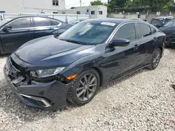 Honda salvage cars for sale: 2019 Honda Civic EX