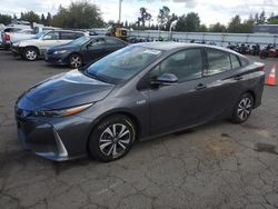 Toyota salvage cars for sale: 2018 Toyota Prius Prime