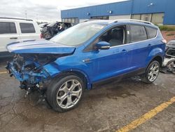 Ford Escape Titanium salvage cars for sale: 2017 Ford Escape Titanium