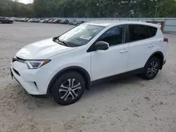 Salvage cars for sale at North Billerica, MA auction: 2018 Toyota Rav4 LE