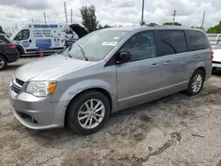 Salvage cars for sale at Miami, FL auction: 2019 Dodge Grand Caravan SXT