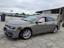 Chevrolet salvage cars for sale: 2018 Chevrolet Malibu LT