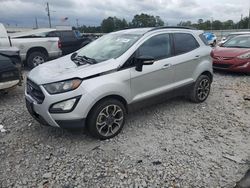 Ford salvage cars for sale: 2020 Ford Ecosport SES