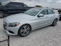 Salvage cars for sale at Taylor, TX auction: 2016 Mercedes-Benz C300