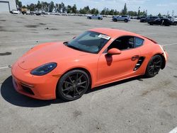 Porsche salvage cars for sale: 2021 Porsche Cayman Base