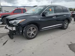 Salvage cars for sale from Copart Orlando, FL: 2019 Infiniti QX60 Luxe