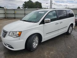 Salvage cars for sale at Montgomery, AL auction: 2016 Chrysler Town & Country Limited Platinum