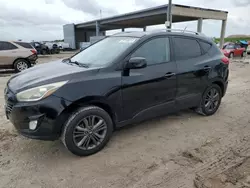 Salvage cars for sale at West Palm Beach, FL auction: 2015 Hyundai Tucson Limited