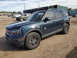 Salvage cars for sale at Colorado Springs, CO auction: 2022 Ford Bronco Sport BIG Bend