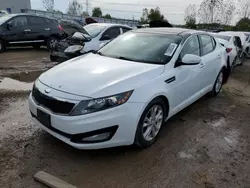 Salvage cars for sale at Elgin, IL auction: 2013 KIA Optima EX