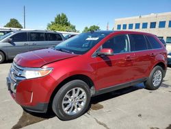 Salvage cars for sale at Littleton, CO auction: 2013 Ford Edge Limited