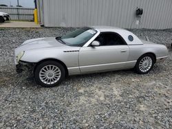 Salvage cars for sale at Tifton, GA auction: 2004 Ford Thunderbird