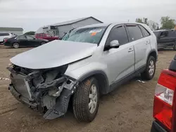 Salvage cars for sale at Portland, MI auction: 2011 KIA Sorento Base