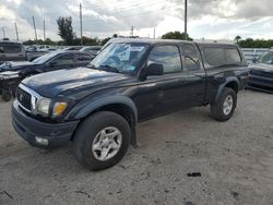 Salvage trucks for sale at Miami, FL auction: 2002 Toyota Tacoma Xtracab