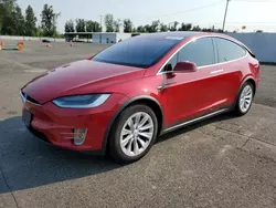 Salvage cars for sale from Copart Portland, OR: 2018 Tesla Model X