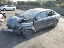 Salvage cars for sale at San Martin, CA auction: 2009 Honda Civic LX