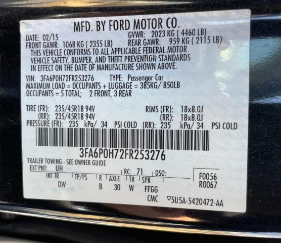 2015 Ford Fusion SE