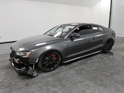 Salvage cars for sale at Wilmer, TX auction: 2016 Audi S5 Premium Plus