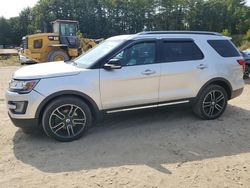 Salvage cars for sale at North Billerica, MA auction: 2016 Ford Explorer XLT