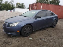 Chevrolet salvage cars for sale: 2013 Chevrolet Cruze LS