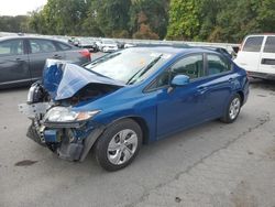 Honda salvage cars for sale: 2013 Honda Civic LX