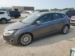 Salvage cars for sale at Kansas City, KS auction: 2012 Ford Focus Titanium