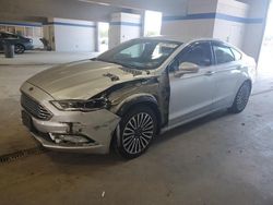 Salvage cars for sale at Sandston, VA auction: 2017 Ford Fusion Titanium