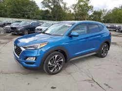 Salvage cars for sale at Ellwood City, PA auction: 2020 Hyundai Tucson Limited