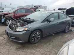 Salvage cars for sale at Chicago Heights, IL auction: 2013 Honda Civic EX