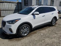 Salvage cars for sale from Copart Los Angeles, CA: 2017 Hyundai Santa FE SE