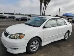 Salvage cars for sale at Van Nuys, CA auction: 2005 Toyota Corolla CE