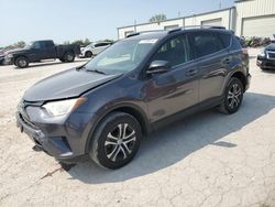 Salvage cars for sale at Kansas City, KS auction: 2016 Toyota Rav4 LE