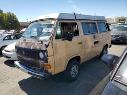 Salvage trucks for sale at Martinez, CA auction: 1985 Volkswagen Vanagon Campmobile